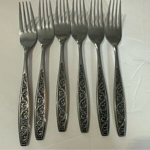 Hanford Forge Stainless Steel DELPRADO DEL‎ PRADO 6 Dinner Forks